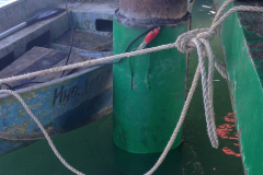 Repair of metal piles.