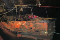 Operation to lift a sunken ship, 2023.