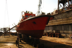 Dock repair of ships.  
